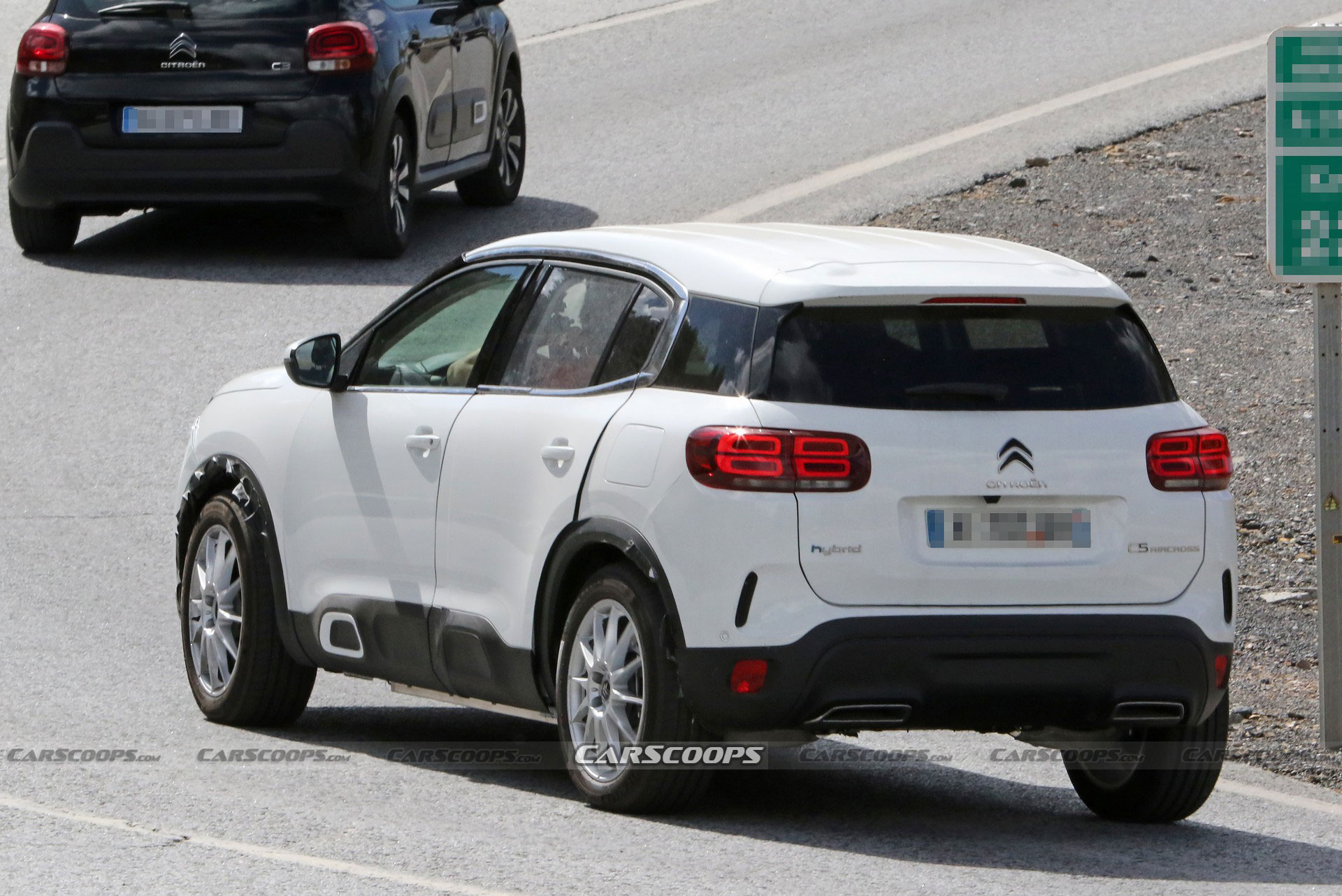 2023 Peugeot 3008 Mule Spied Cosplaying As A Citroen C5 Aircross
