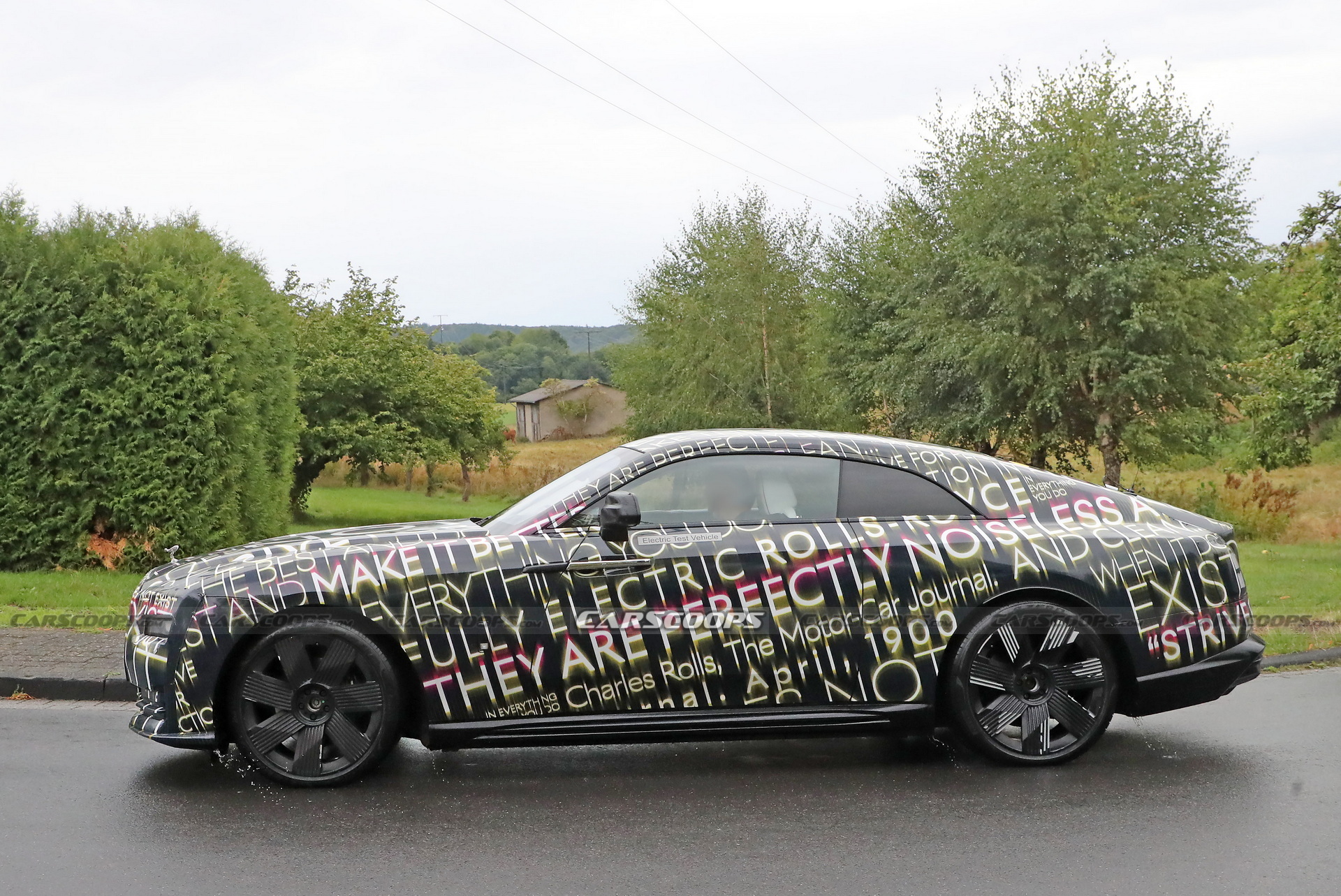 Rolls-Royce’s All-Electric Spectre Starts Testing At The Nurburgring