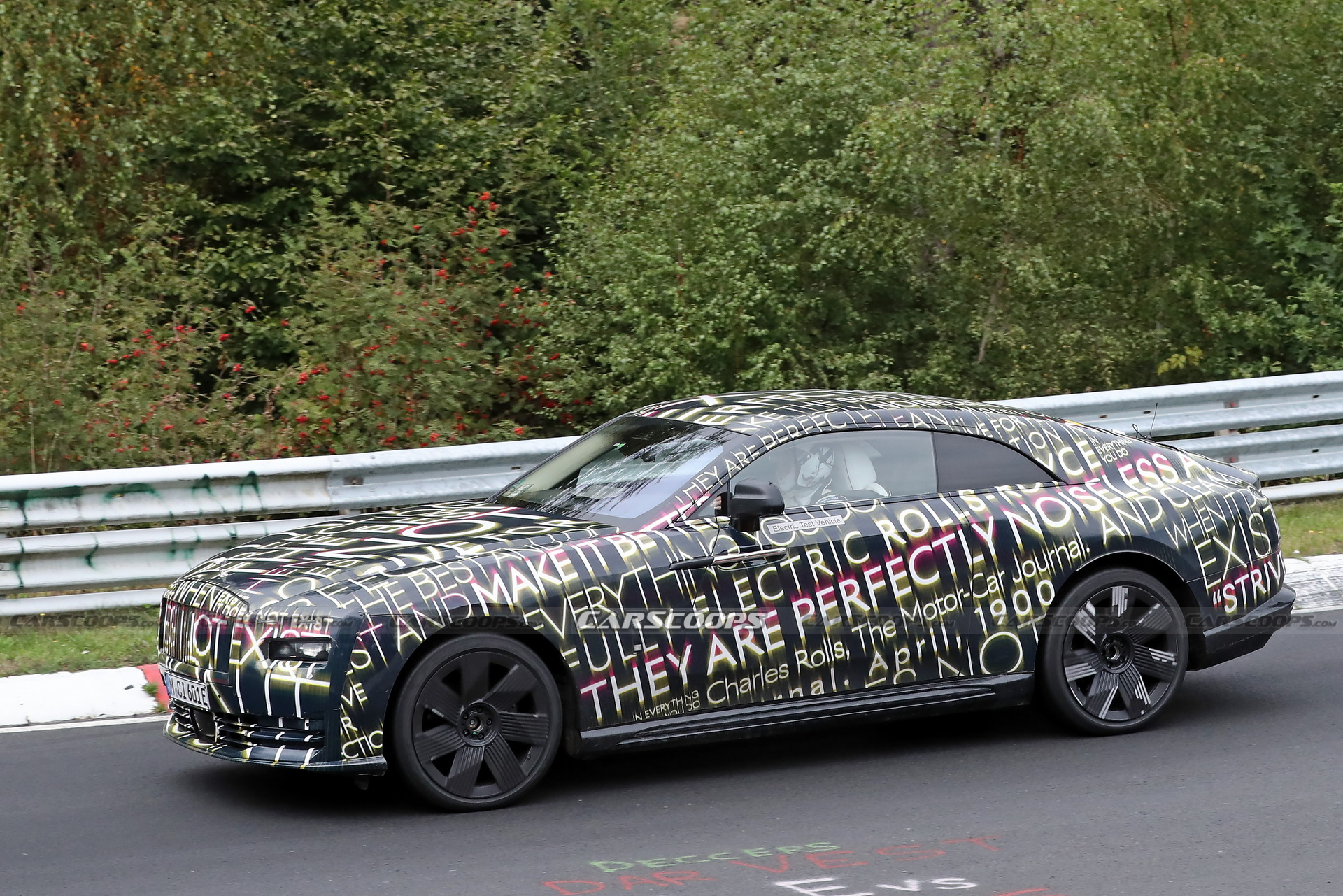 Rolls-Royce’s All-Electric Spectre Starts Testing At The Nurburgring
