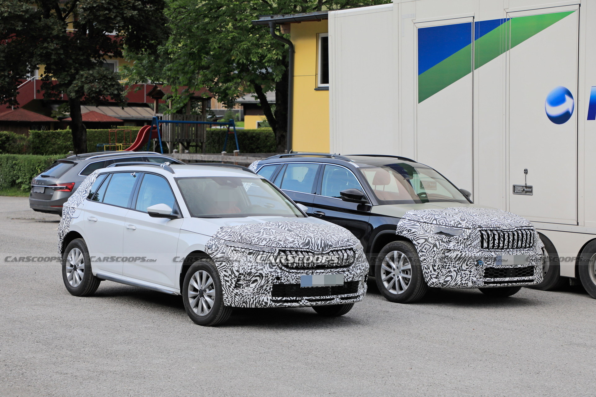 2024 Skoda Kodiaq Mule Puts A New Face On The Current Body