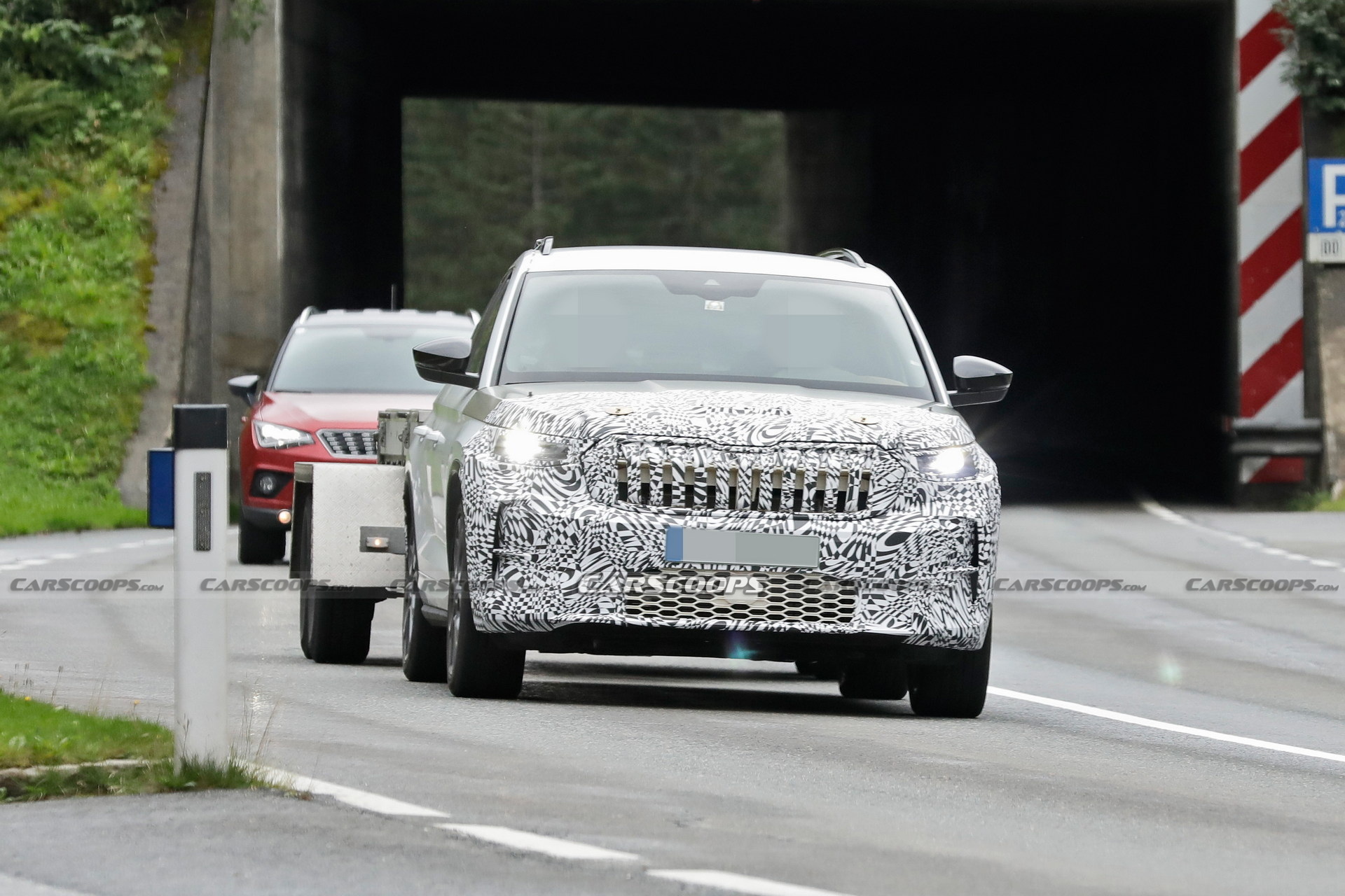 2024 Skoda Kodiaq Mule Puts A New Face On The Current Body