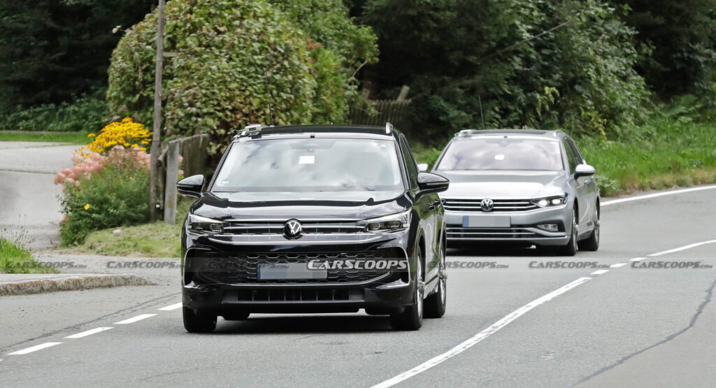2024 Volkswagen Tiguan Shows Off Redesigned Body For The First Time |  Carscoops