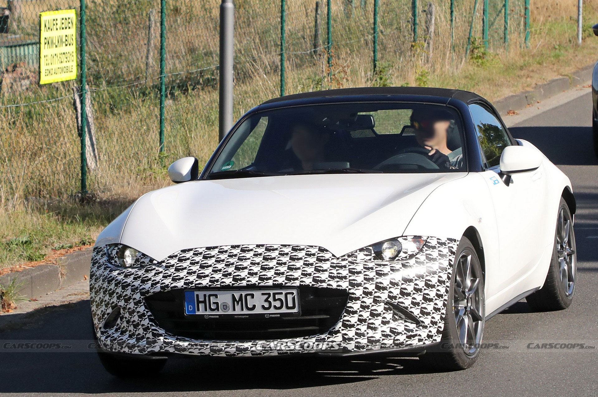 Next-Gen 2026 Mazda MX-5 Miata Mule Spied, Should Combine Fun With Efficiency