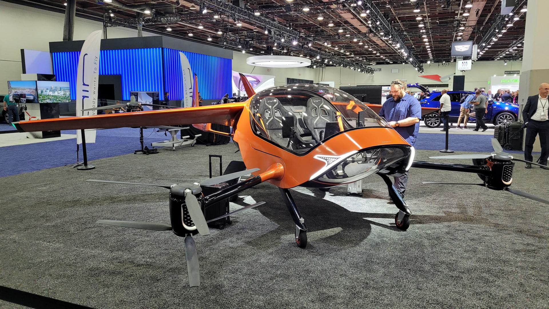 Air One Flies Into Detroit Before Customer Deliveries Start In 2024