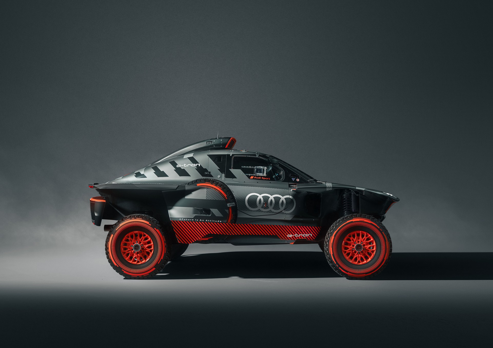 Audi Revamps Its RS Q E-Tron E2 Electric-Driven But Gas-Charged Dakar Racer For 2023