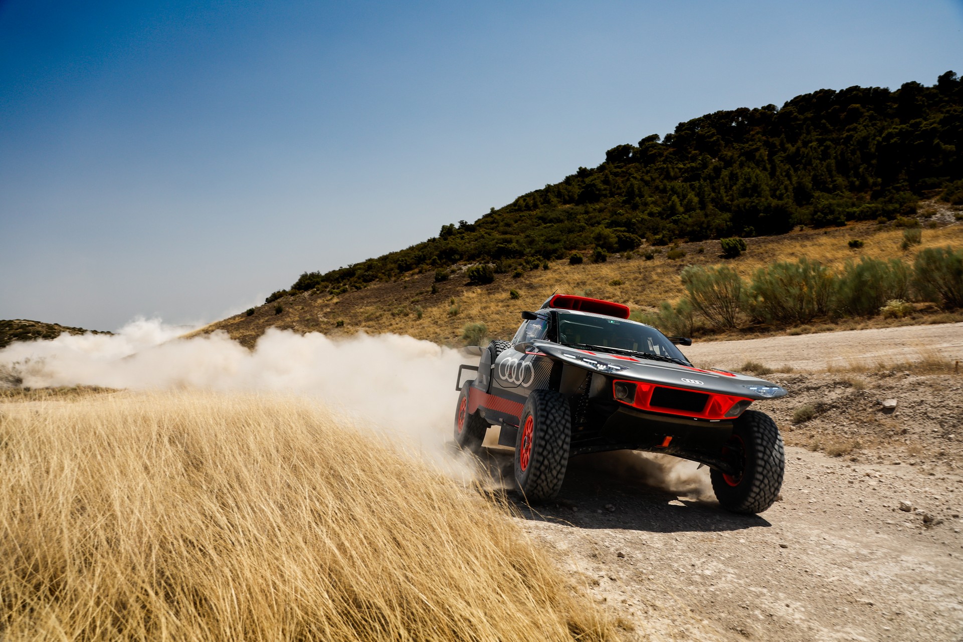 Audi Revamps Its RS Q E-Tron E2 Electric-Driven But Gas-Charged Dakar Racer For 2023