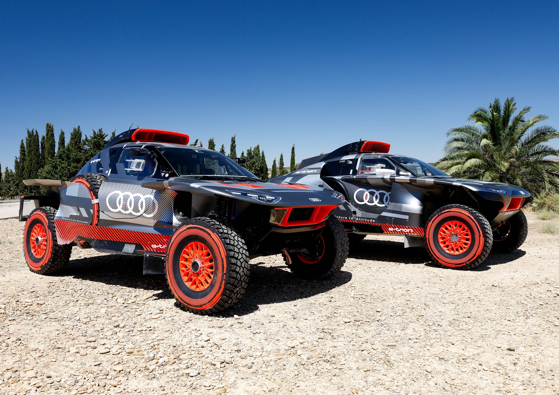 Audi Revamps Its RS Q E-Tron E2 Electric-Driven But Gas-Charged Dakar Racer For 2023