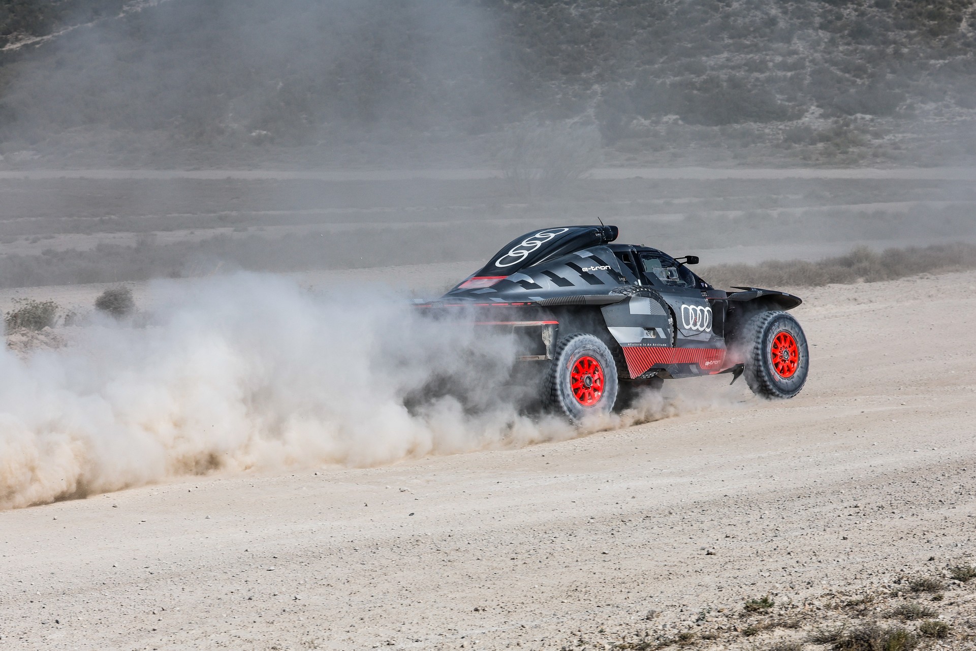 Audi Revamps Its RS Q E-Tron E2 Electric-Driven But Gas-Charged Dakar Racer For 2023