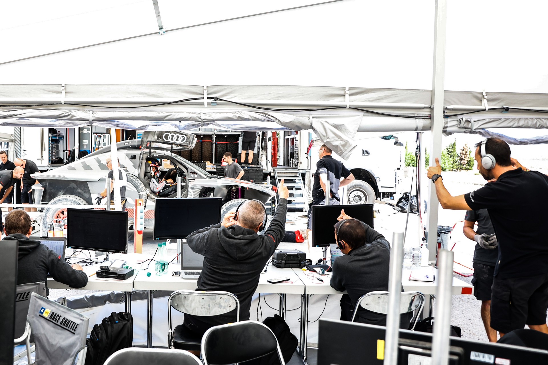 Audi Revamps Its RS Q E-Tron E2 Electric-Driven But Gas-Charged Dakar Racer For 2023