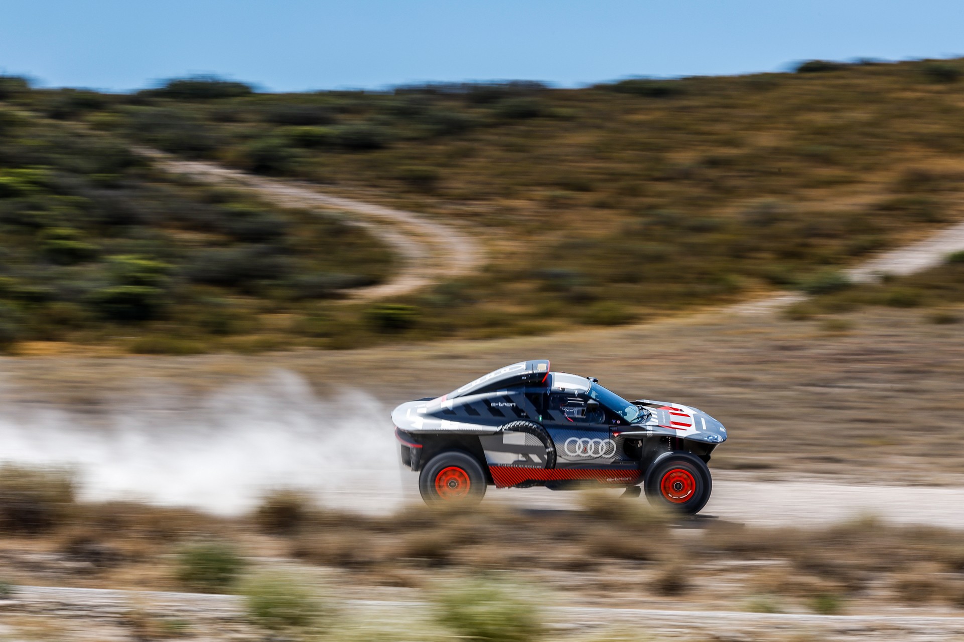 Audi Revamps Its RS Q E-Tron E2 Electric-Driven But Gas-Charged Dakar Racer For 2023