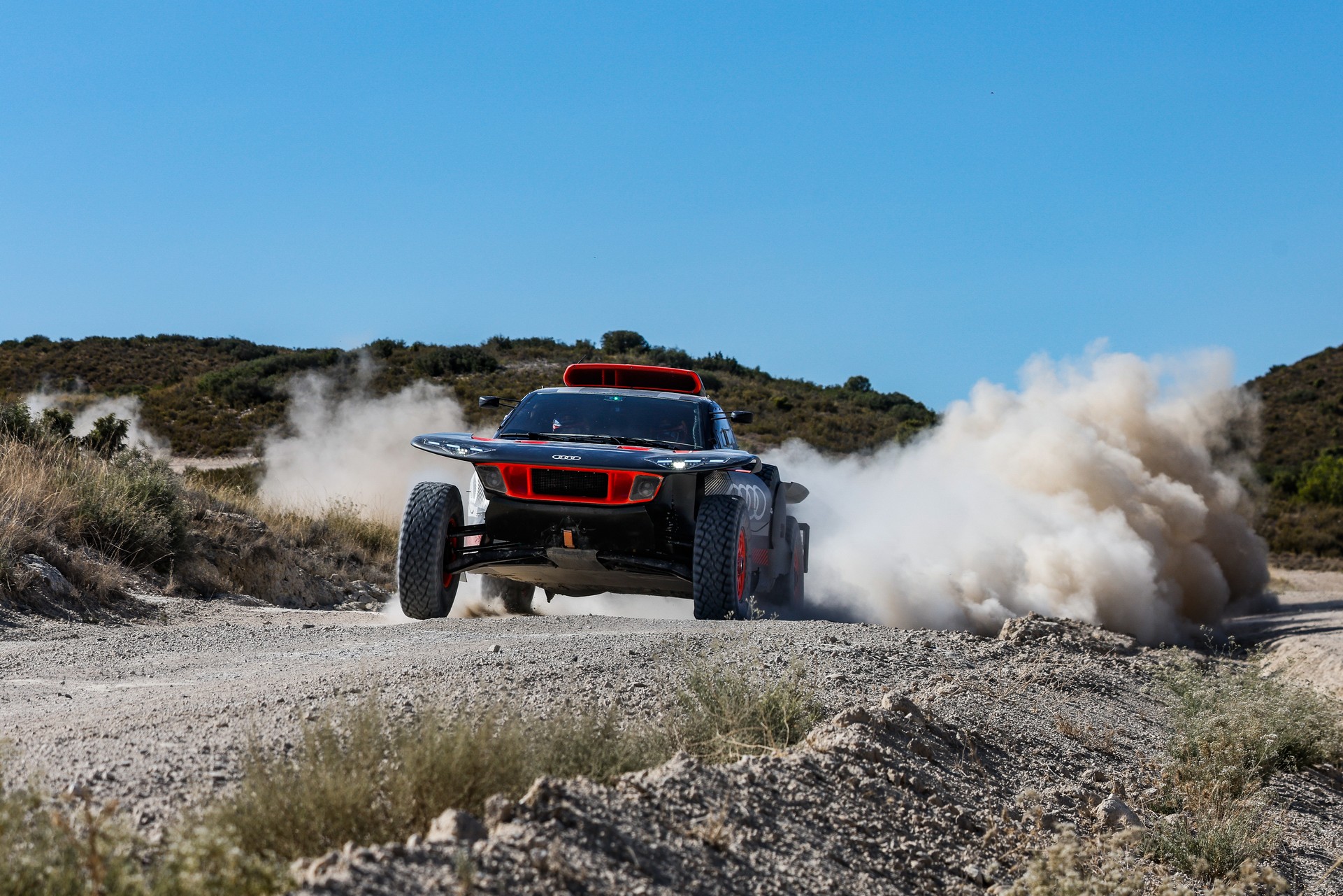 Audi Revamps Its RS Q E-Tron E2 Electric-Driven But Gas-Charged Dakar Racer For 2023