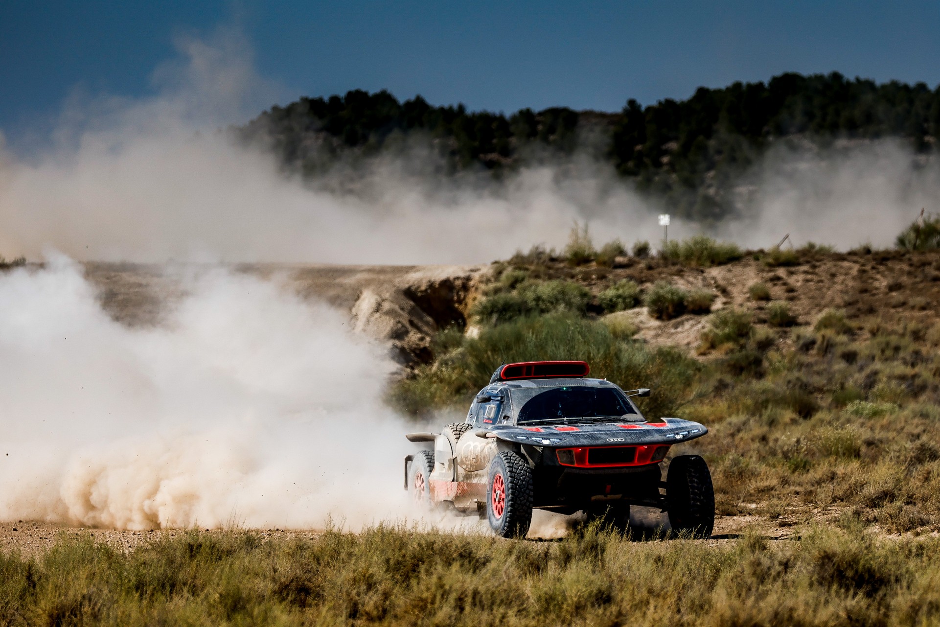 Audi Revamps Its RS Q E-Tron E2 Electric-Driven But Gas-Charged Dakar Racer For 2023