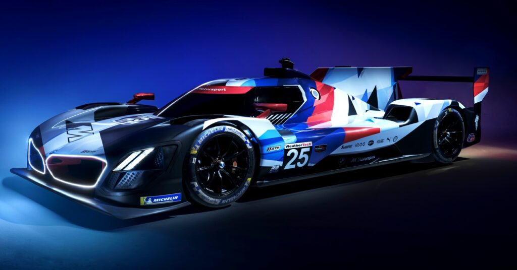  2023 BMW M Hybrid V8 Revealed In Full Motorsport Livery And A Larger Than Life Illuminated Grille