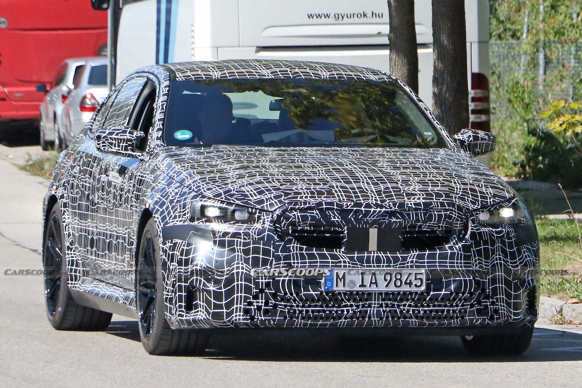 2024 BMW M5 Hybrid Prototype Drops Arch Flares, Shows Glimpse Of M4 CSL-Style Grille