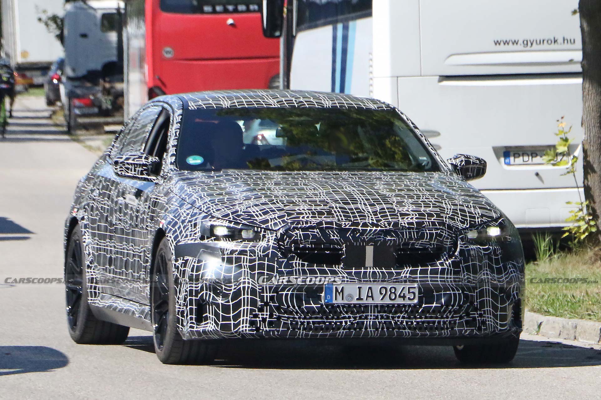 2024 BMW M5 Hybrid Prototype Drops Arch Flares, Shows Glimpse Of M4 CSL-Style Grille