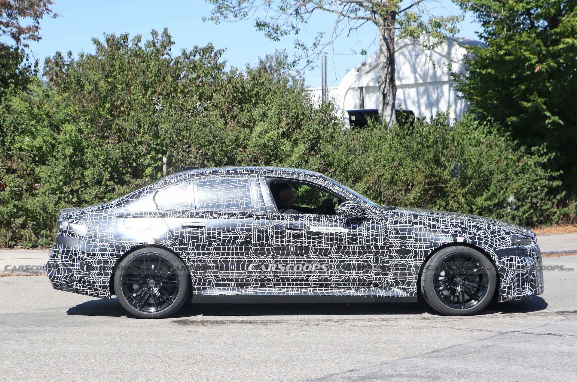 2024 BMW M5 Hybrid Prototype Drops Arch Flares, Shows Glimpse Of M4 CSL-Style Grille