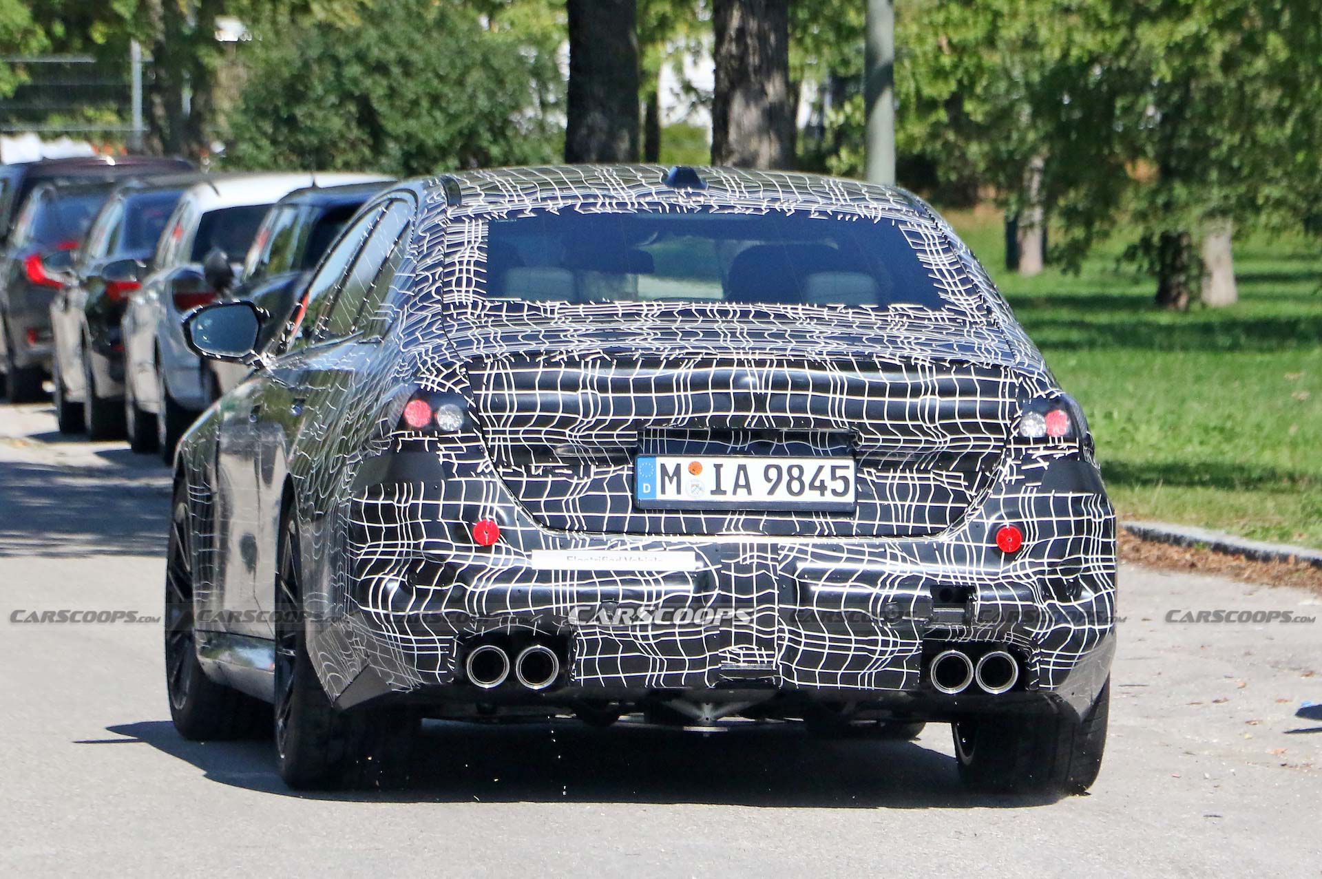 2024 BMW M5 Hybrid Prototype Drops Arch Flares, Shows Glimpse Of M4 CSL-Style Grille