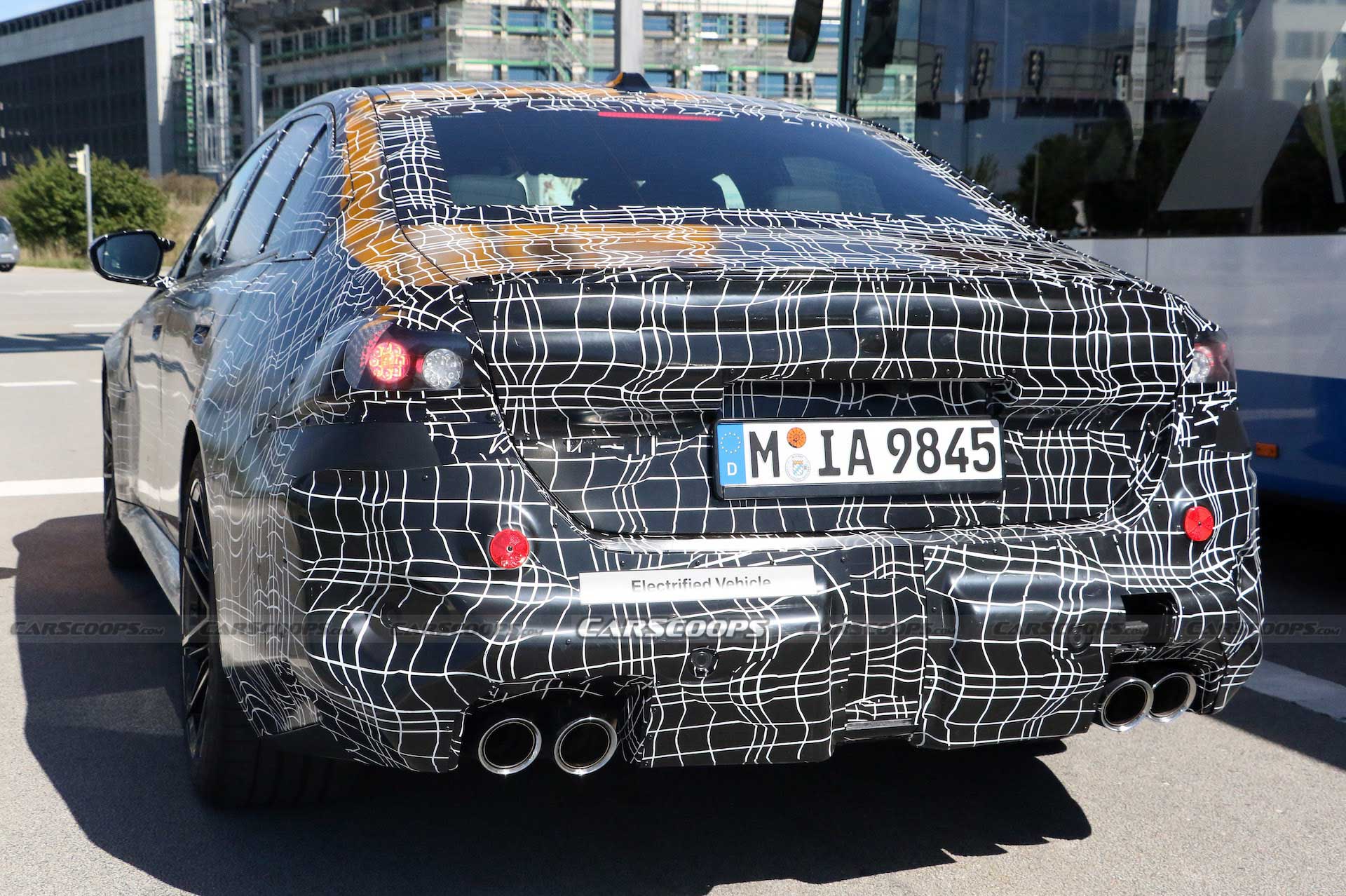 2024 BMW M5 Hybrid Prototype Drops Arch Flares, Shows Glimpse Of M4 CSL-Style Grille