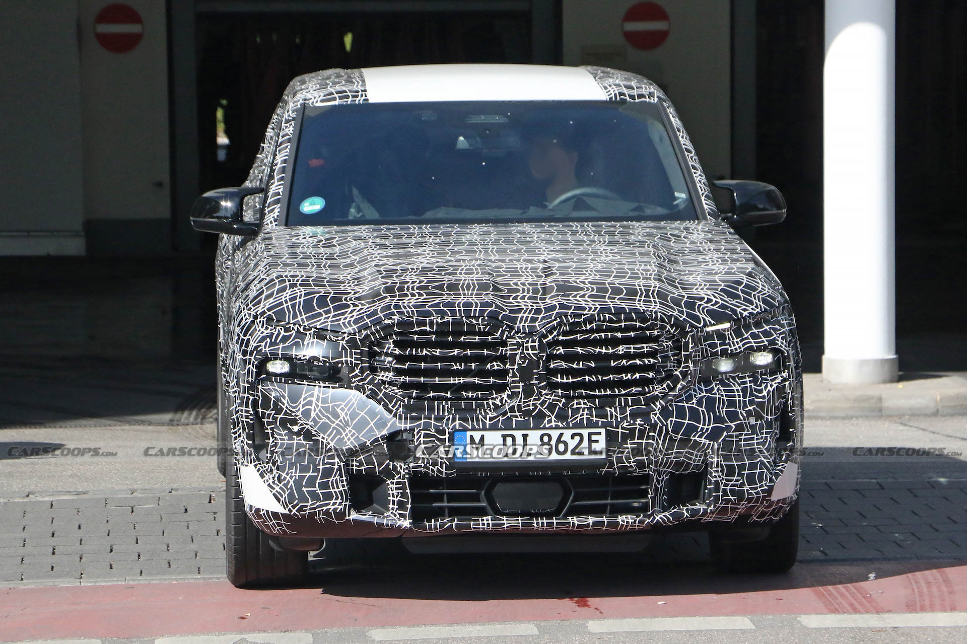 Still-Camo’d BMW XM Prototype Pretends We Haven’t All Seen The Leaked Patent Drawings