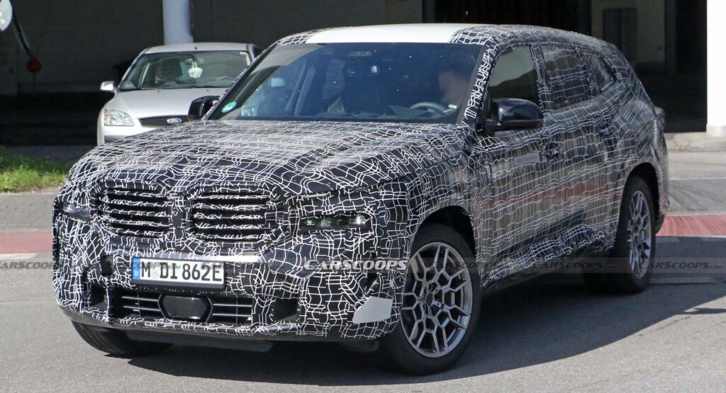  Still-Camo’d BMW XM Prototype Pretends We Haven’t All Seen The Leaked Patent Drawings