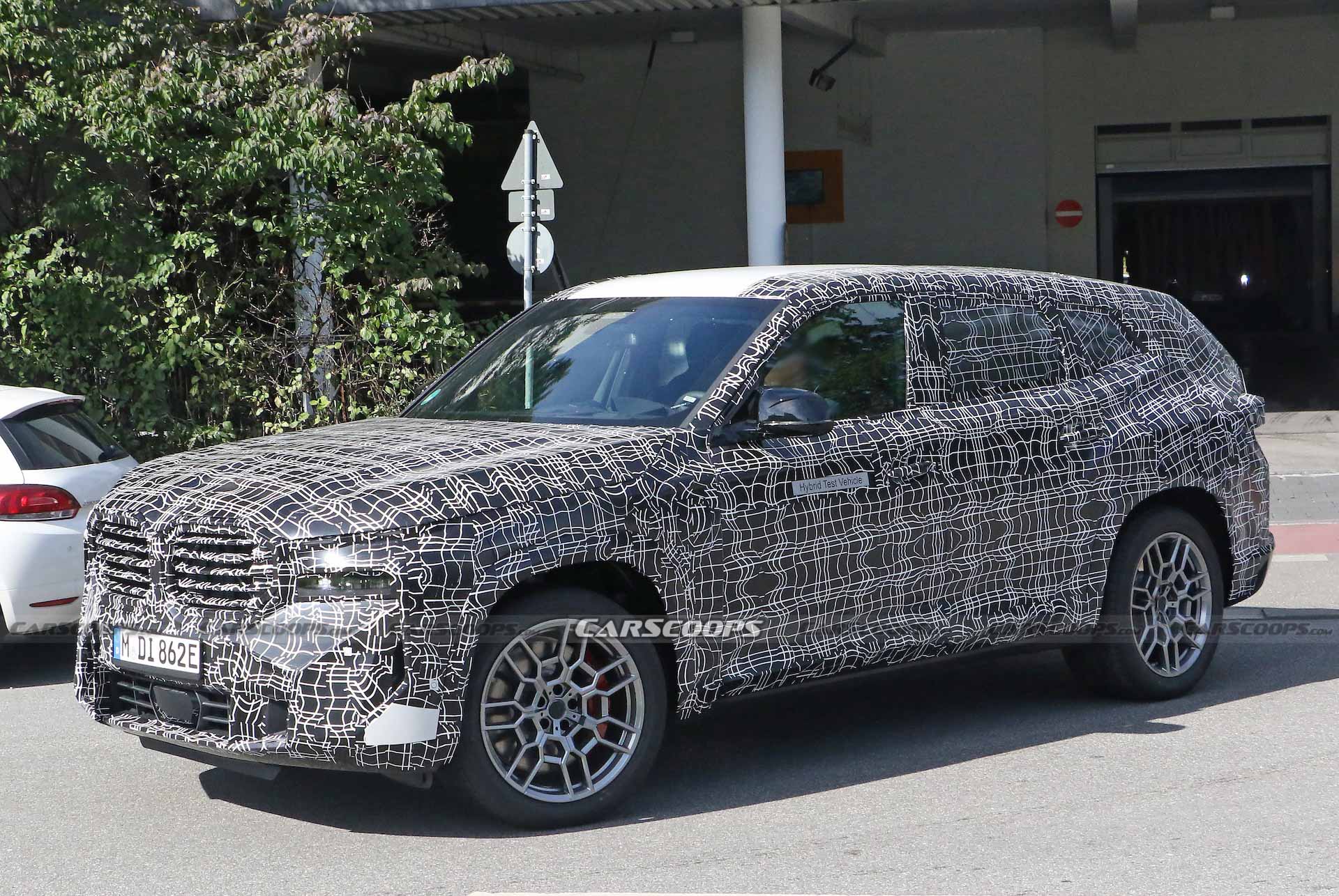 Still-Camo’d BMW XM Prototype Pretends We Haven’t All Seen The Leaked Patent Drawings