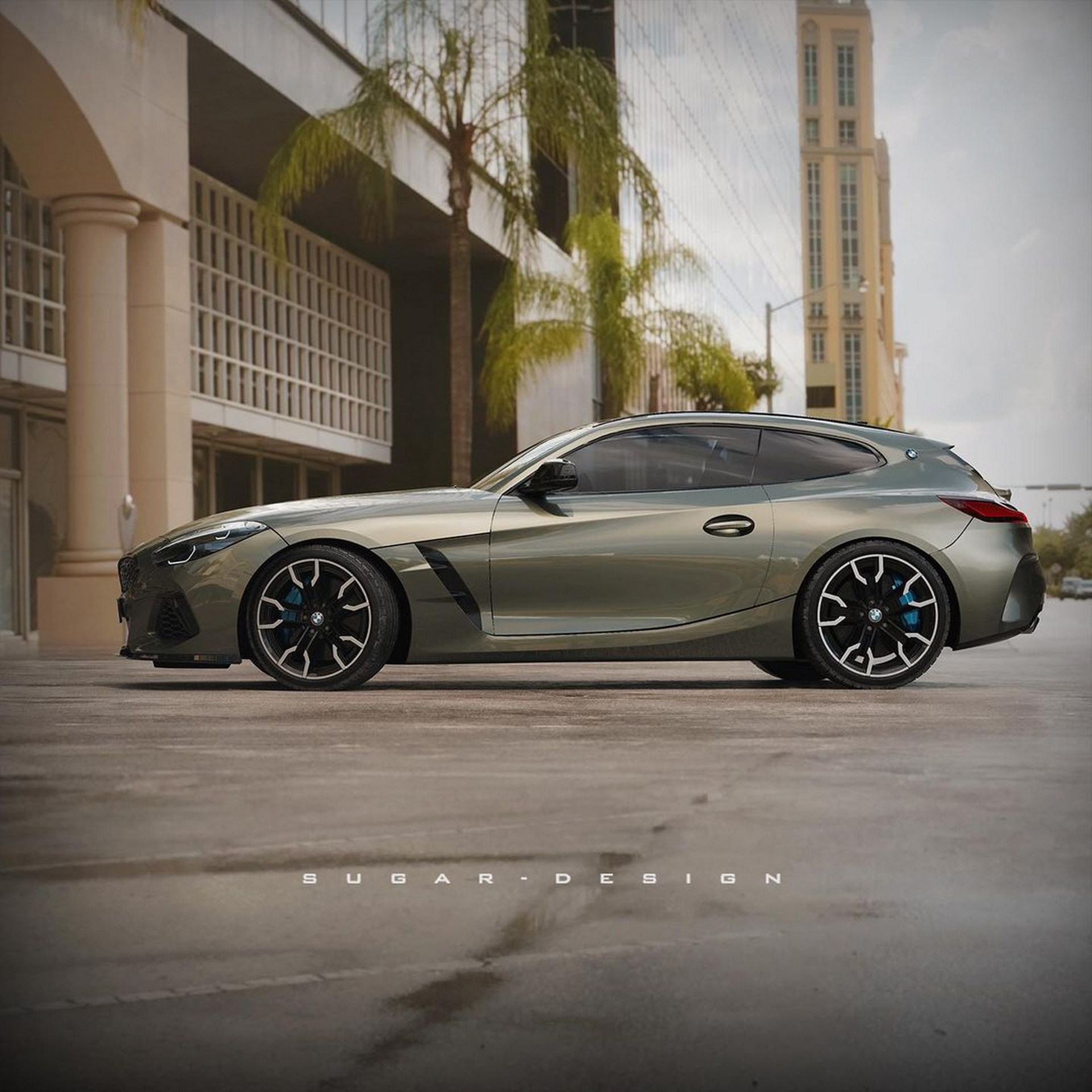 BMW Z4 M Coupe Render Envisions An Imaginary Successor To The Z3 Clown Shoe