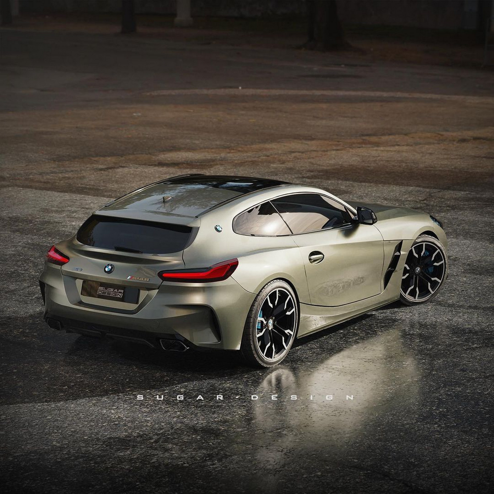 BMW Z4 M Coupe Render Envisions An Imaginary Successor To The Z3 Clown Shoe