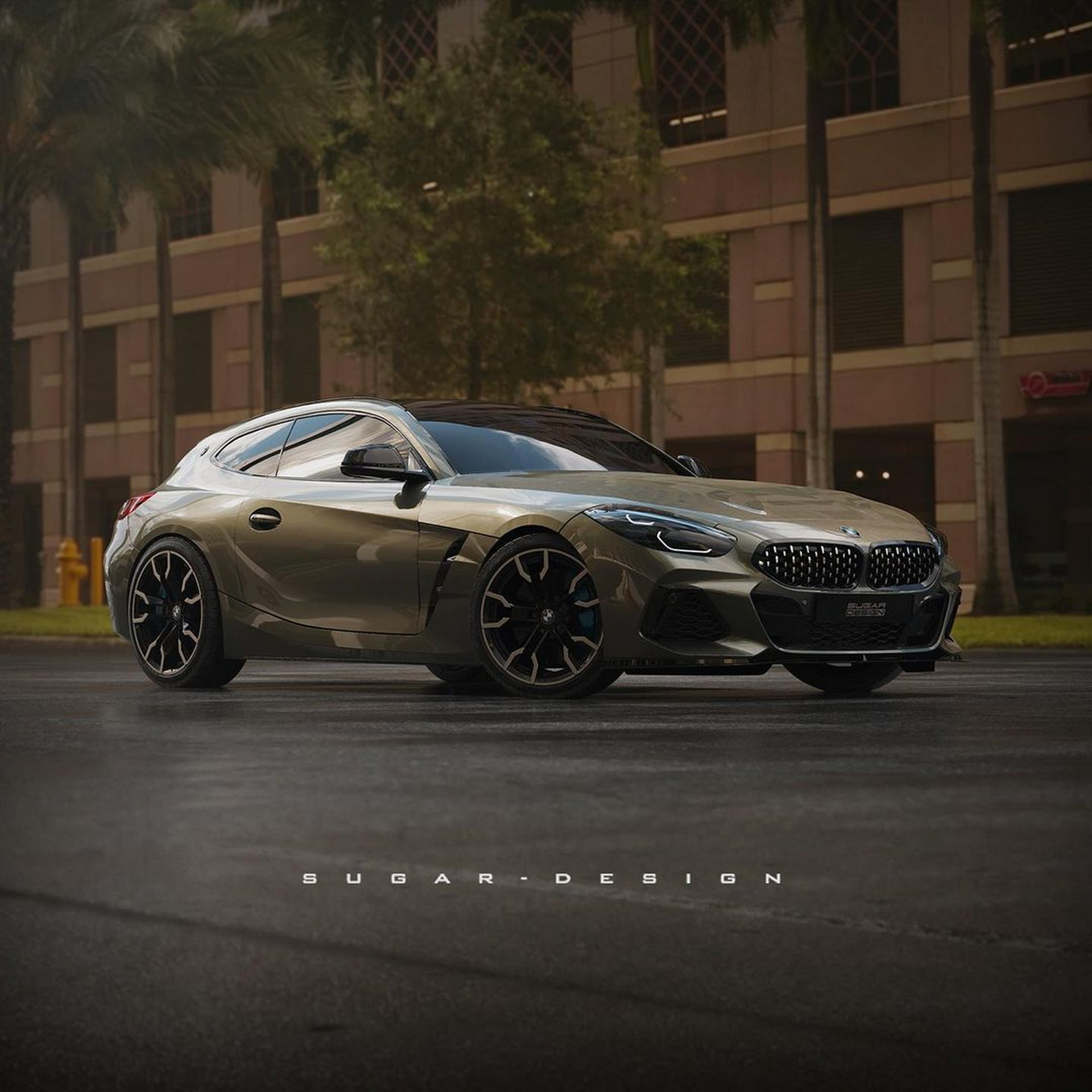 BMW Z4 M Coupe Render Envisions An Imaginary Successor To The Z3 Clown Shoe