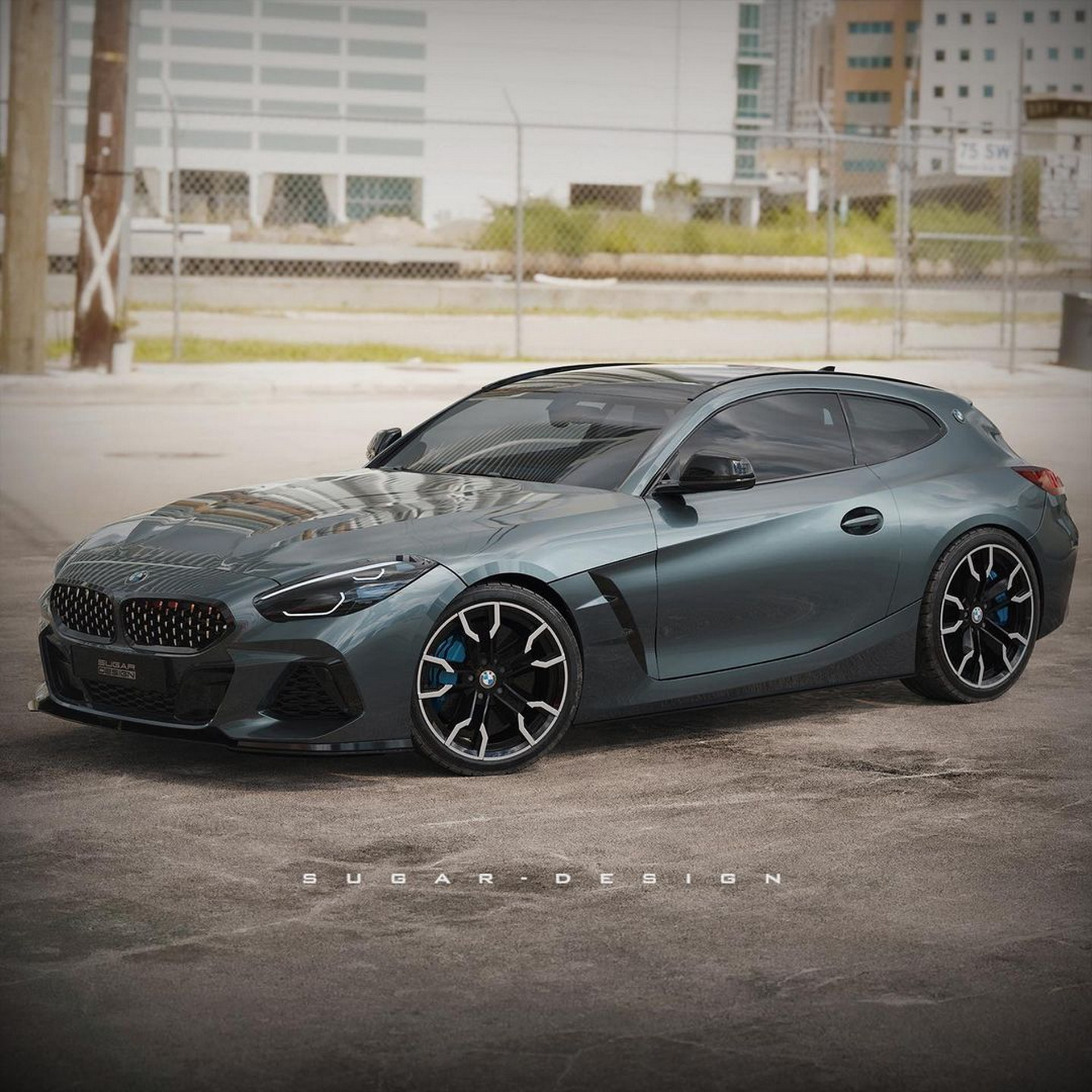 BMW Z4 M Coupe Render Envisions An Imaginary Successor To The Z3 Clown Shoe