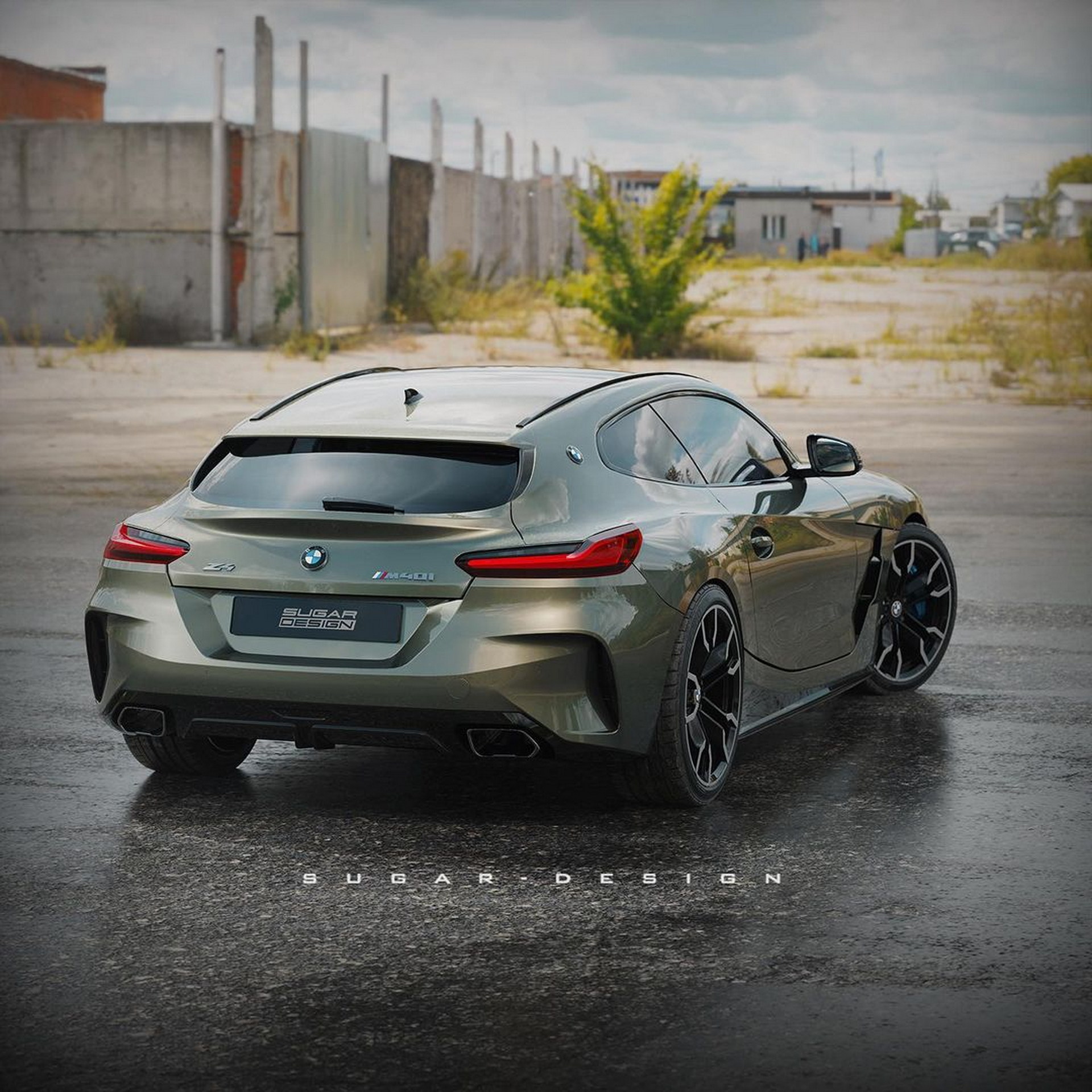 BMW Z4 M Coupe Render Envisions An Imaginary Successor To The Z3 Clown Shoe