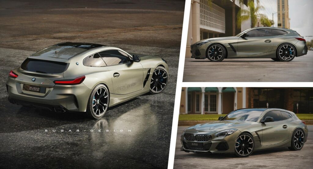  BMW Z4 M Coupe Render Envisions An Imaginary Successor To The Z3 Clown Shoe