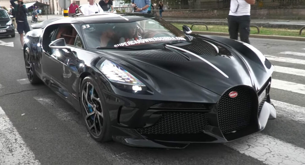  The One-Off Bugatti La Voiture Noire Is Glorious To See On The Road