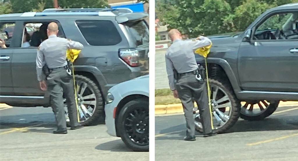  North Carolina Police Spotted Measuring Cars For The Infamous Carolina Squat