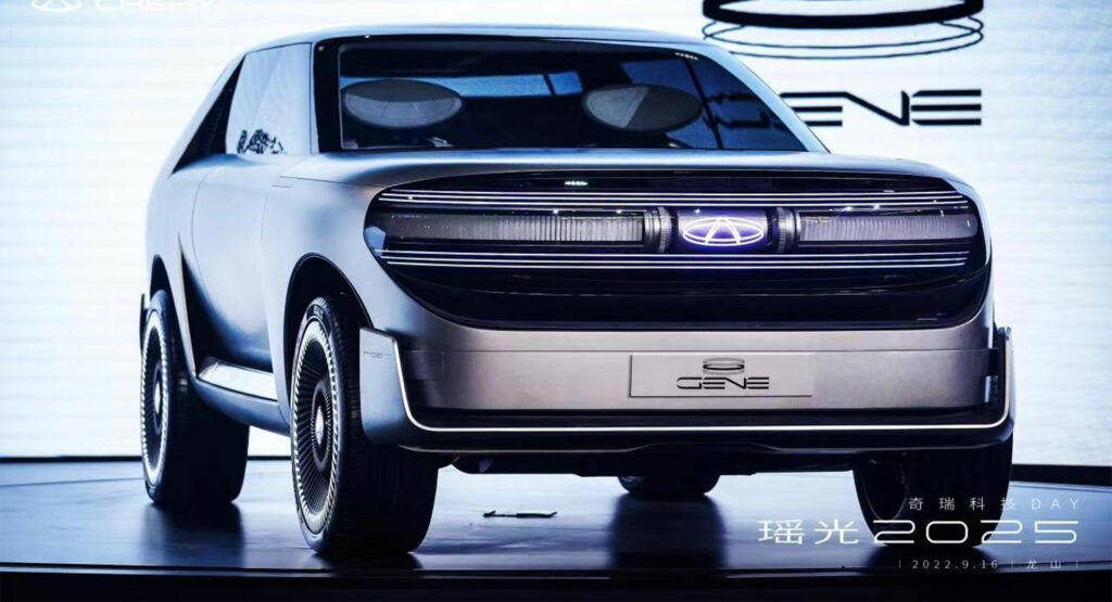 Chery’s Four-Seater Gene Concept Previews A Robocop-Style Future