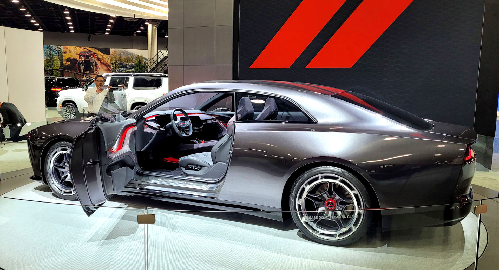 Dodge Charger Daytona SRT EV Concept Leaves Door Open To Show Off
