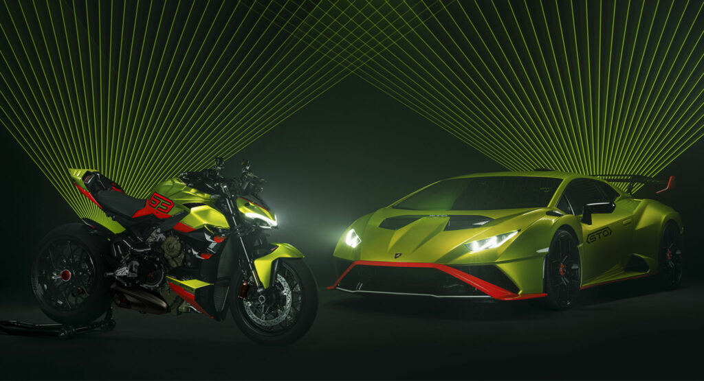  Ducati Streetfighter V4 Lamborghini Debuts As A $68,000 Bike Inspired By The Huracan STO