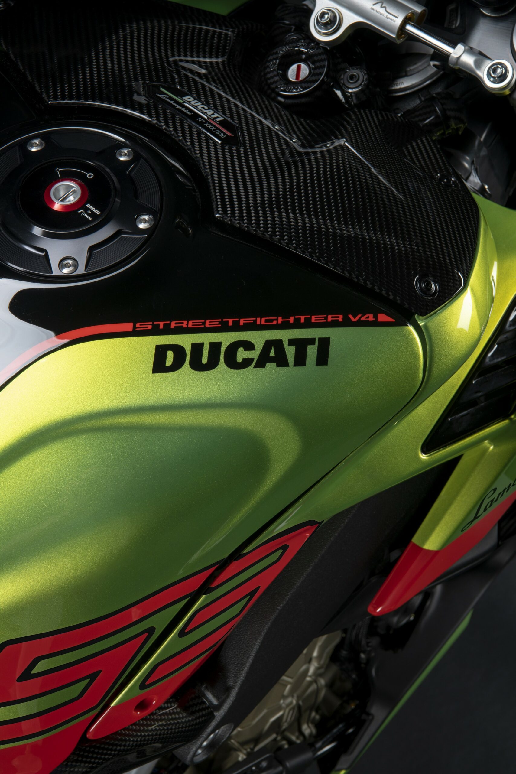 Ducati Streetfighter V4 Lamborghini Debuts As A $68,000 Bike Inspired By The Huracan STO