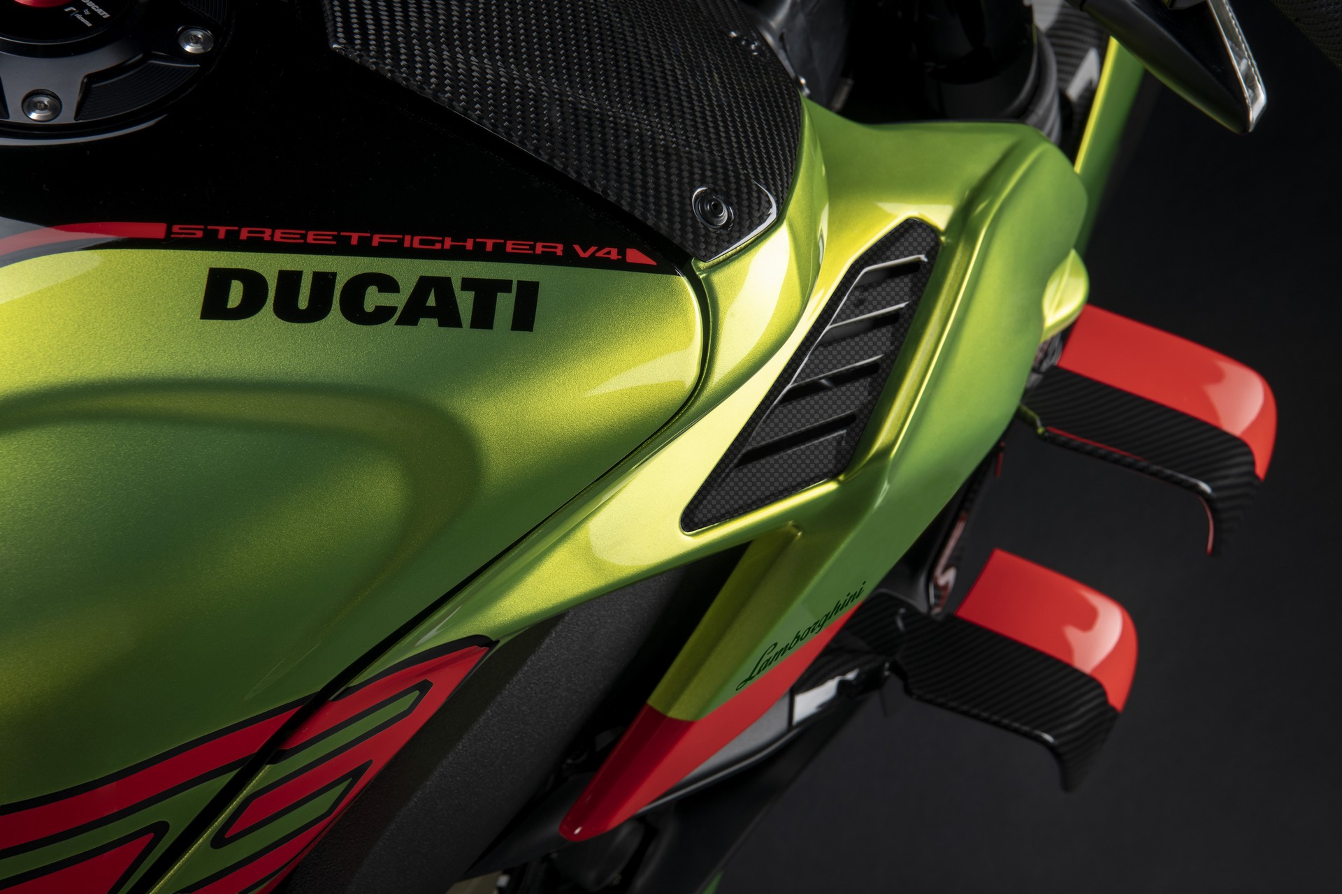 Ducati Streetfighter V4 Lamborghini Debuts As A $68,000 Bike Inspired By The Huracan STO