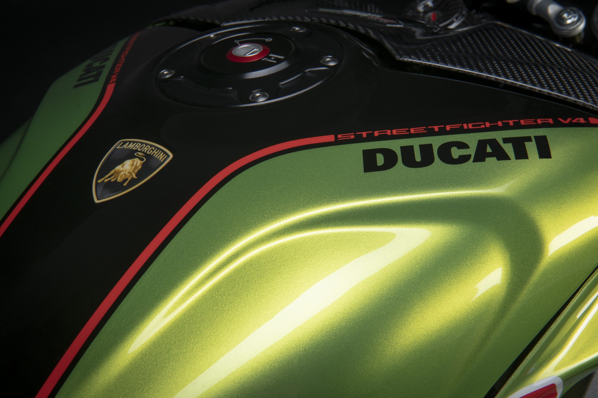 Ducati Streetfighter V4 Lamborghini Debuts As A $68,000 Bike Inspired By The Huracan STO