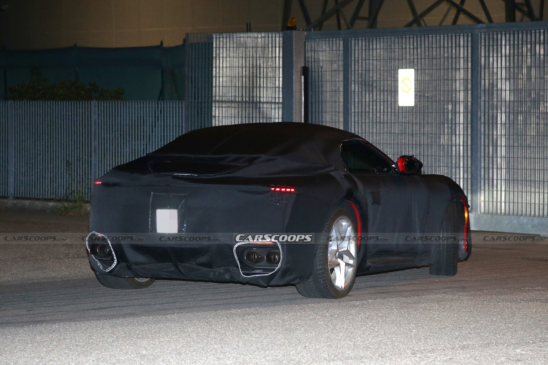 Ferrari Roma Spider Prototype Caught Testing With Heavy Camouflage