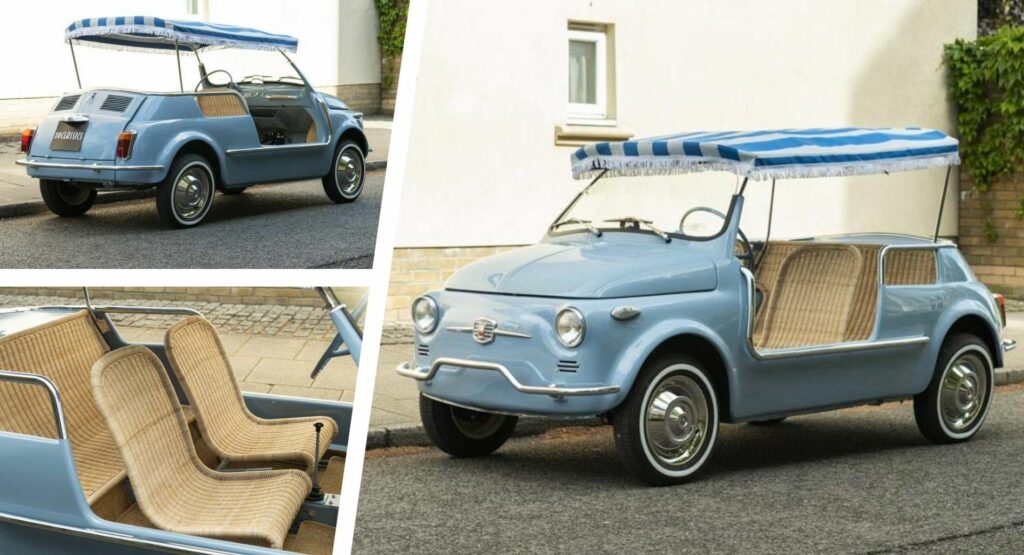  Channel Your Inner Child With This 1972 Fiat 500 Jolly