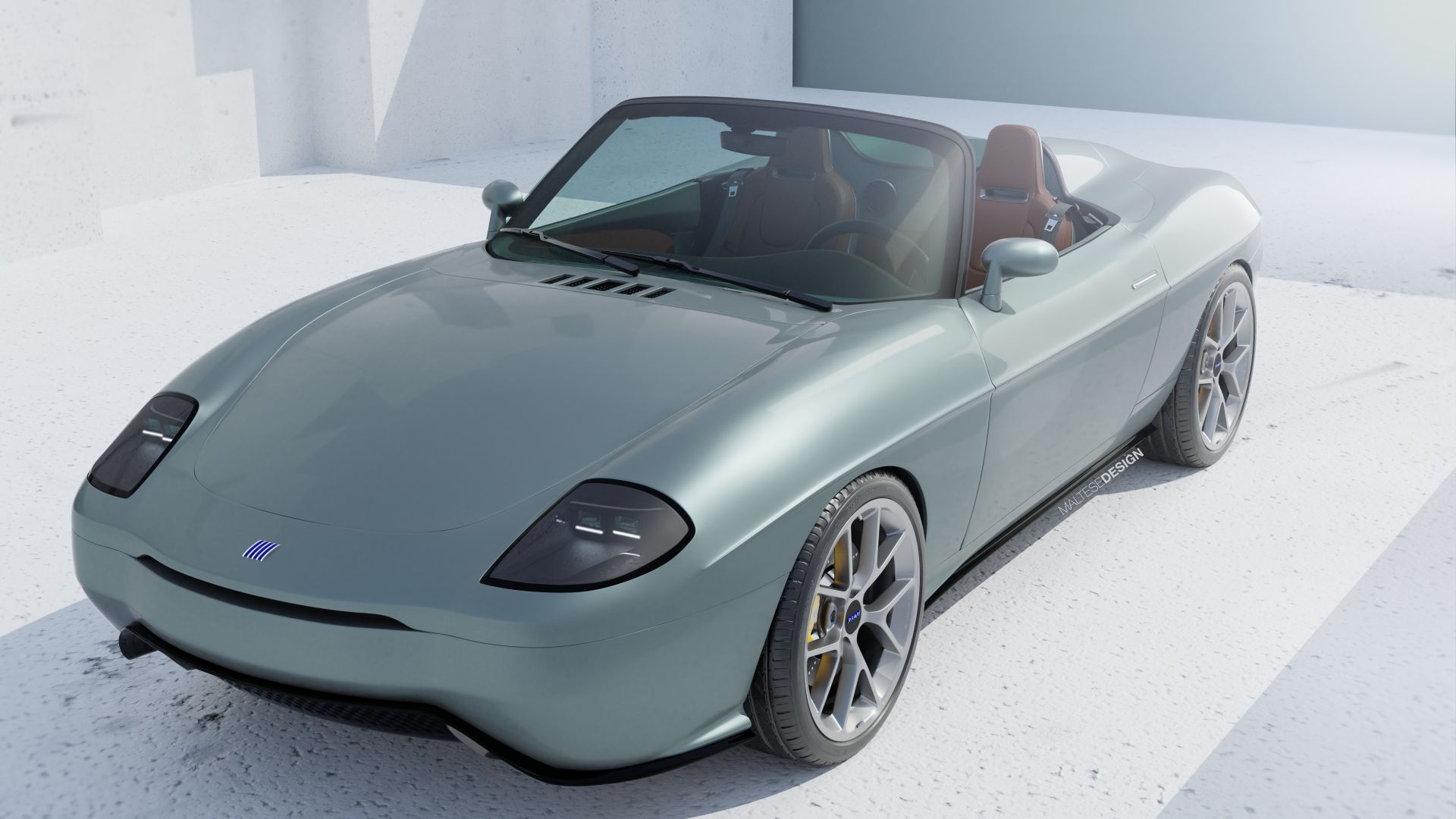 Someone Should Build This Designer’s Fiat Barchetta Electromod Study