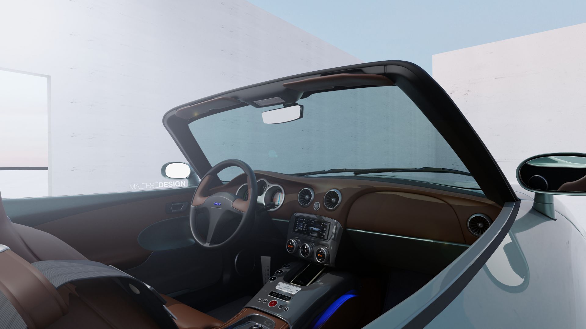 Someone Should Build This Designer’s Fiat Barchetta Electromod Study