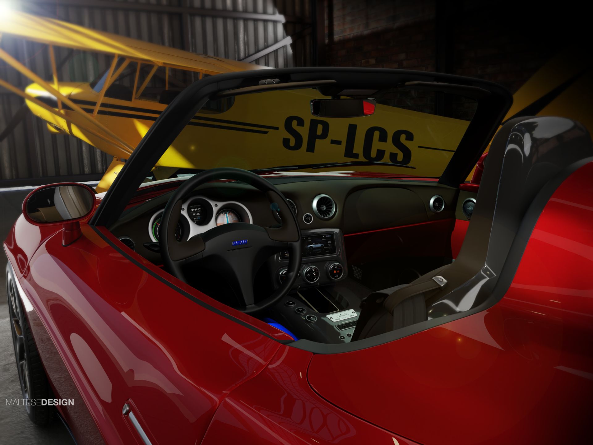 Someone Should Build This Designer’s Fiat Barchetta Electromod Study