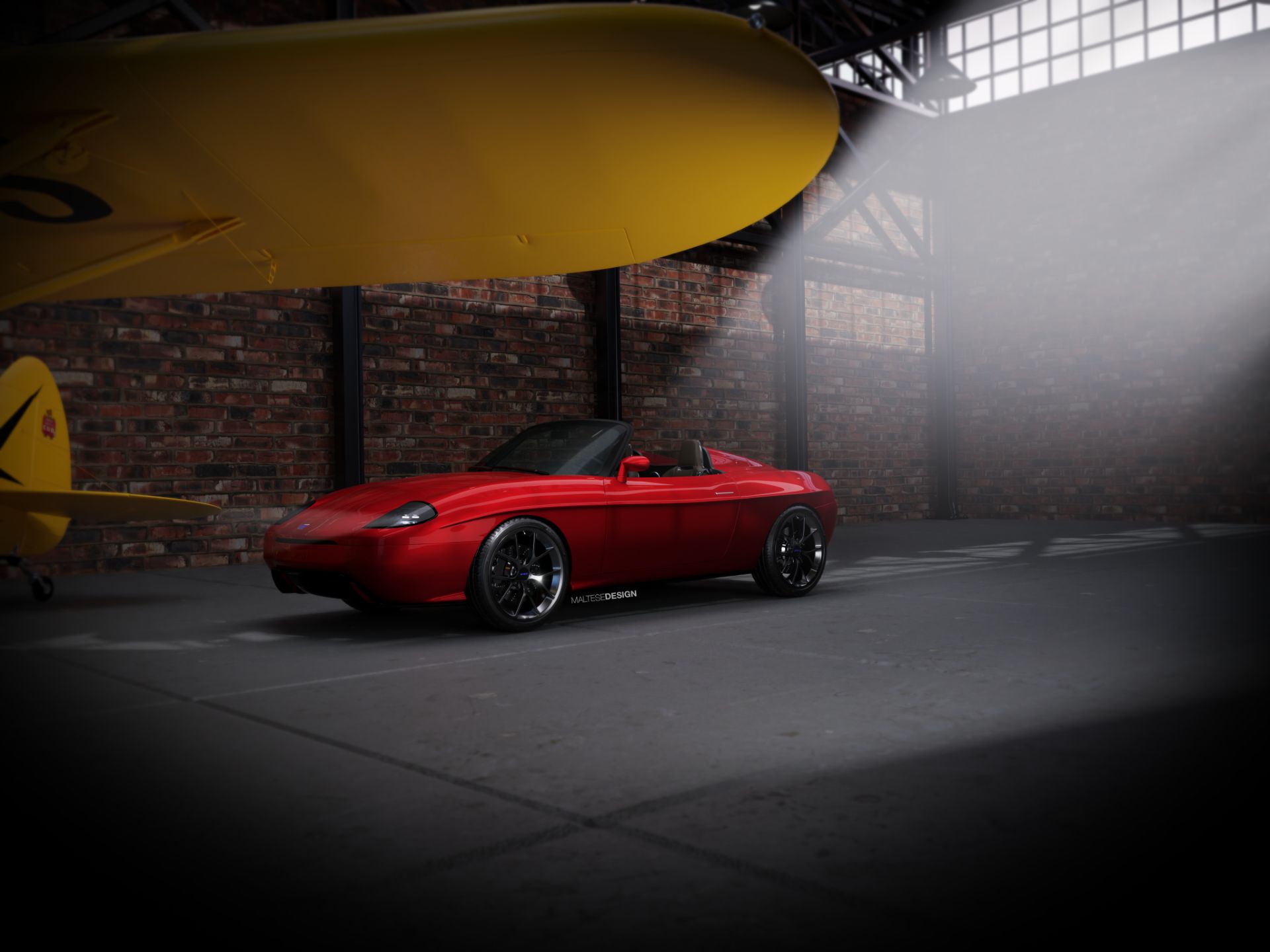 Someone Should Build This Designer’s Fiat Barchetta Electromod Study