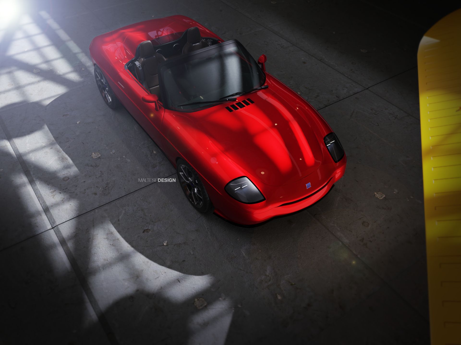 Someone Should Build This Designer’s Fiat Barchetta Electromod Study