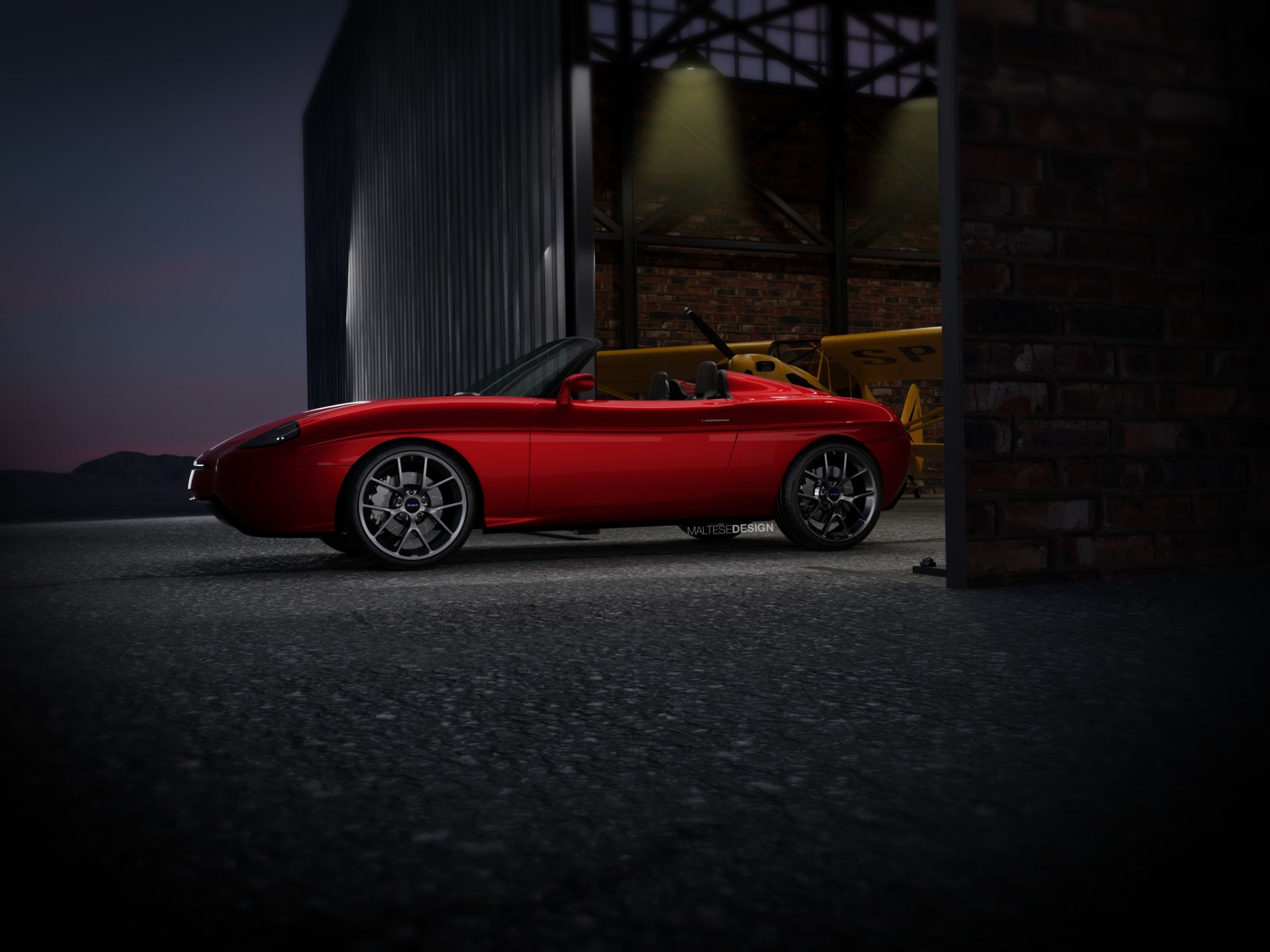 Someone Should Build This Designer’s Fiat Barchetta Electromod Study