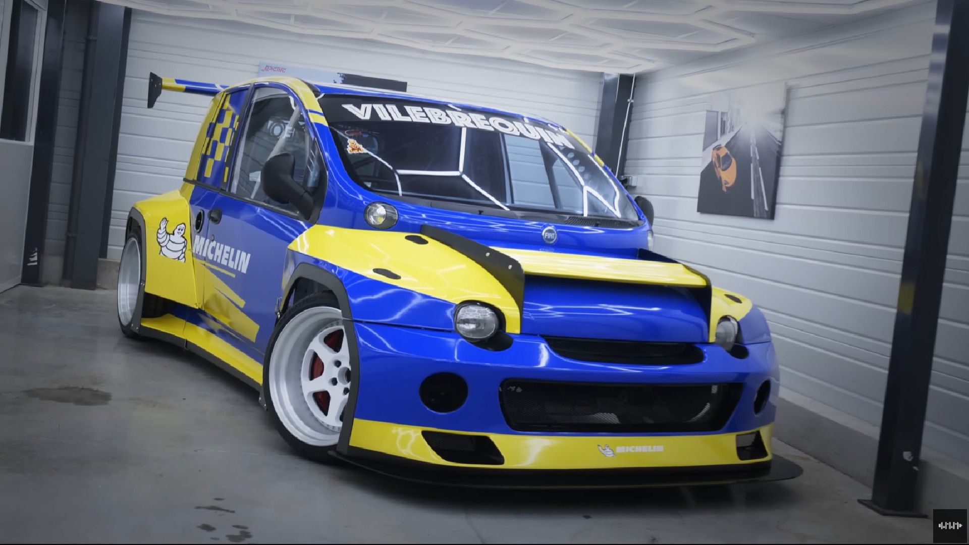 Crazy Fiat Multipla With Wide Bodykit And 1,000-HP V8 Is Coming To 2022 Paris Motor Show