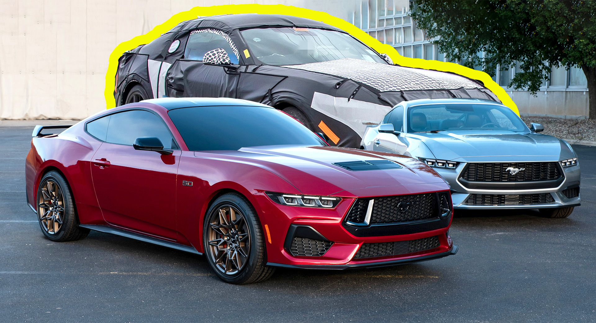 2023 mustang gt curb weight