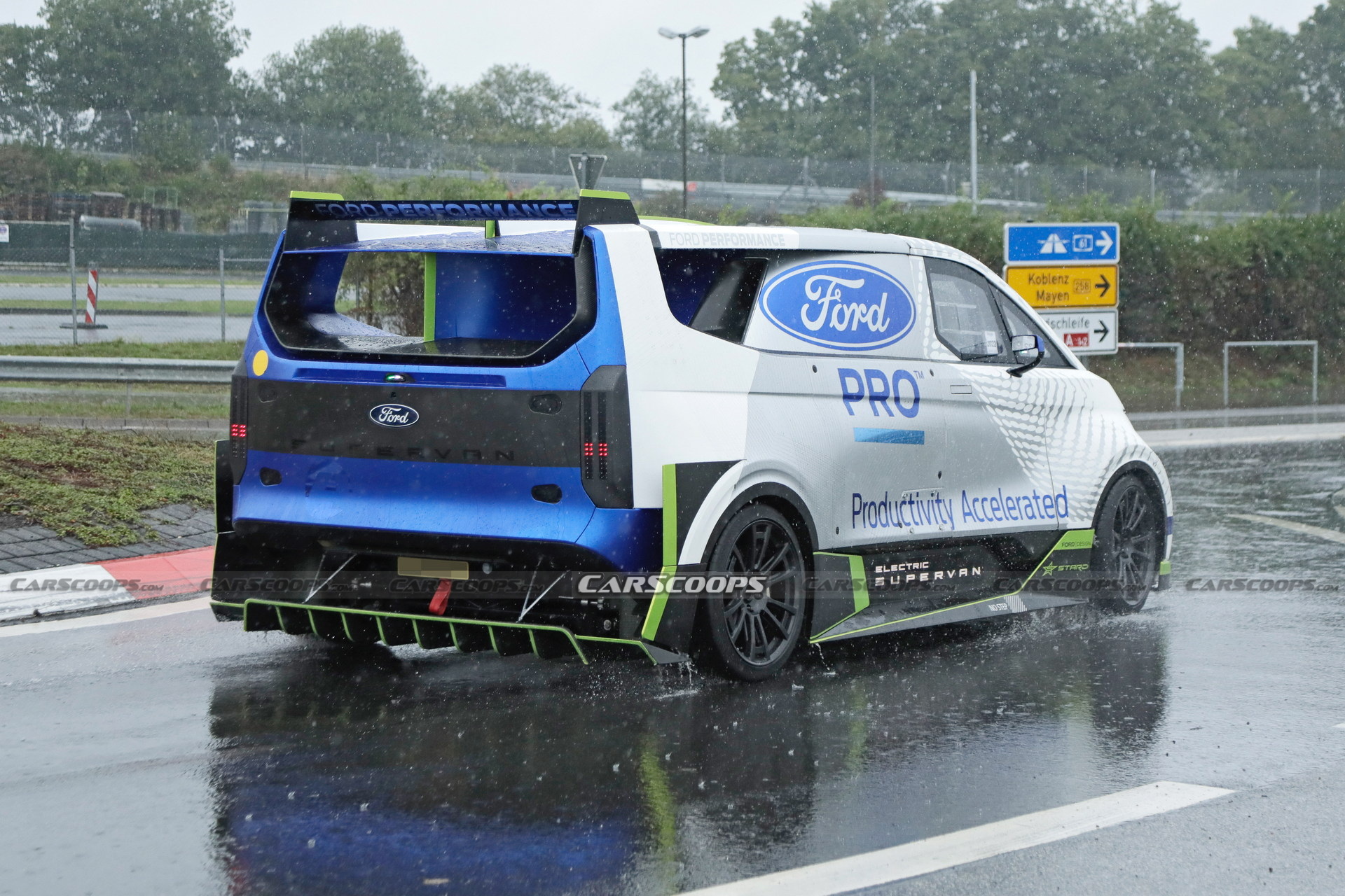 1,973-HP Ford Pro Electric SuperVan Spied At The Nurburgring, Could Aim For A New Record